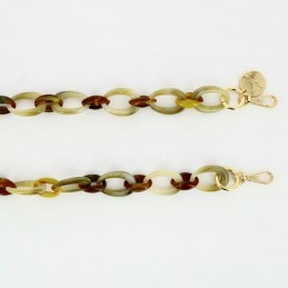LaCoqueFrançaise - Chaîne bijoux Lise Beige