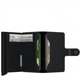 SECRID Miniwallet- Porte-cartes Cuir Perforated compact et sécurisé