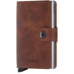 SECRID Miniwallet - Porte-cartes Cuir Vintage compact et sécurisé