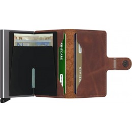 SECRID Miniwallet - Porte-cartes Cuir Vintage compact et sécurisé