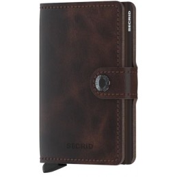 SECRID Miniwallet - Porte-cartes Cuir Vintage compact et sécurisé
