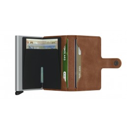 SECRID Miniwallet - Porte-cartes Cuir Vintage compact et sécurisé