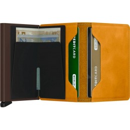 SECRID Miniwallet - Porte-cartes Cuir Vintage compact et sécurisé