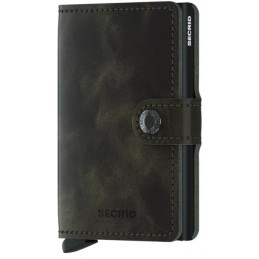 SECRID Miniwallet - Porte-cartes Cuir Vintage compact et sécurisé