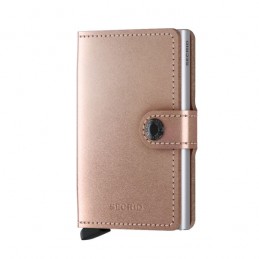 SECRID Miniwallet - Porte-cartes Cuir Metallic compact et sécurisé