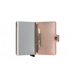 SECRID Miniwallet - Porte-cartes Cuir Metallic compact et sécurisé