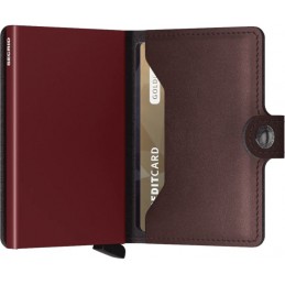 SECRID Miniwallet - Porte-cartes Cuir Metallic compact et sécurisé