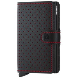 SECRID Miniwallet- Porte-cartes Cuir Perforated compact et sécurisé