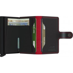 SECRID Miniwallet- Porte-cartes Cuir Perforated compact et sécurisé