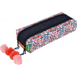 Tann's - Trousse scolaire double - Antonia bleue