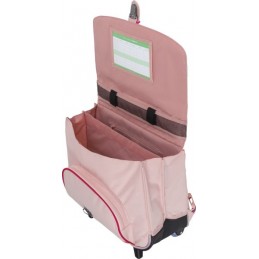 Collège - Tann's - Cartable trolley 38 cm - Célia rose
