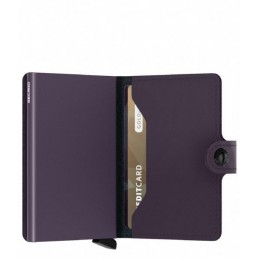 SECRID Miniwallet - Porte-cartes Cuir Matte compact et sécurisé