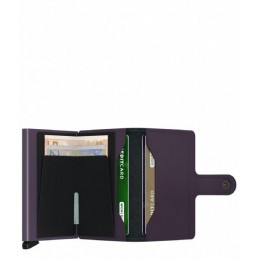 SECRID Miniwallet - Porte-cartes Cuir Matte compact et sécurisé