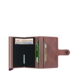 SECRID Miniwallet - Porte-cartes Cuir Vintage compact et sécurisé