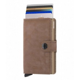 SECRID Miniwallet - Porte-cartes Cuir Vintage compact et sécurisé