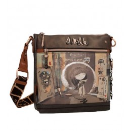 Anekke Shoen - Sac bandoulière Medium Brun