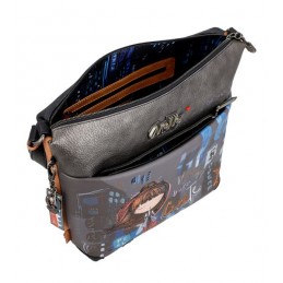 Anekke Contemporary - Grand sac messager à bandoulière