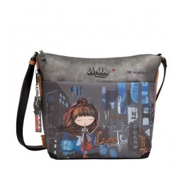 Anekke Contemporary - Grand sac messager à bandoulière