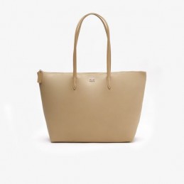 Lacoste - Sac cabas zippé L.12.12 Concept uni NF1888PO