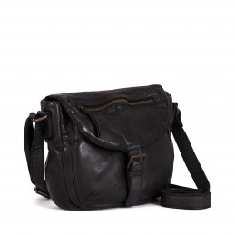 Gianni Conti - Sac bandoulière à rabat cuir vintage