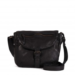 Gianni Conti - Sac bandoulière à rabat cuir vintage