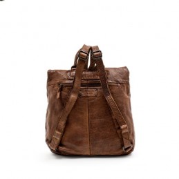 Gianni Conti - Sac à dos à rabat cuir vintage