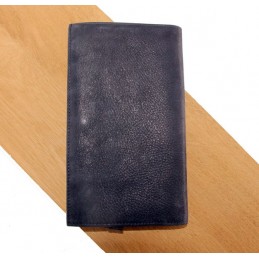 LE CAÏMAN - Compagnon en cuir gloss aspect brillant