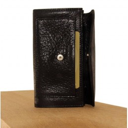 LE CAÏMAN - Porte-monnaie enveloppe en cuir gloss aspect brillant