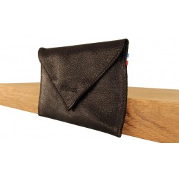 Porte Cartes - LE CAÏMAN - Porte-papiers en cuir gloss aspect brillant