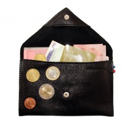 Porte Cartes - LE CAÏMAN - Porte-papiers en cuir gloss aspect brillant