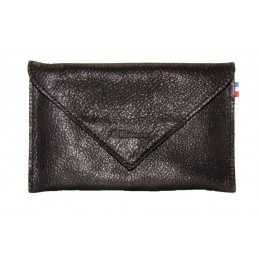 LE CAÏMAN - Porte-papiers en cuir gloss aspect brillant