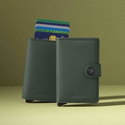 SECRID Miniwallet - Porte-cartes Cuir Matte compact et sécurisé
