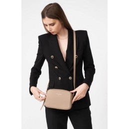 bandouliere/travers - LANCASTER - Petit Sac Trotteur Grainé - Dune