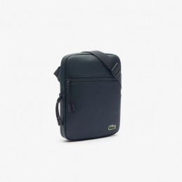 LACOSTE - Sacoche Medium LCST croisée en petit piqué