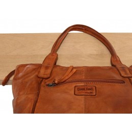 GIANNI CONTI - Sac Shopping Épaule et bandoulière cuir vintage