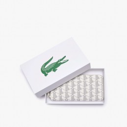LACOSTE - Portefeuille zippé Daily Lifestyle Monogramme