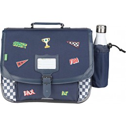 Tann's - Cartable 38 cm avec poche gourde - Mathéo bleu