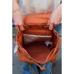 HINDBAG - Mini sac à dos Eliot - Coton bio