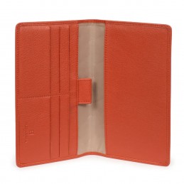 Hexagona - Porte-chéquier en cuir grainé