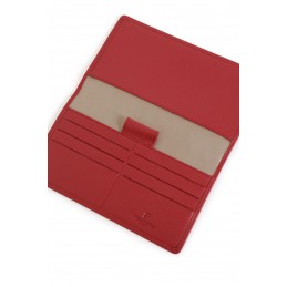 Petite Maroquinerie - Hexagona - Porte-chéquier en cuir grainé