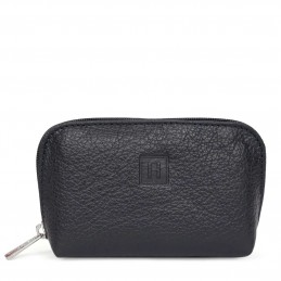 Hexagona - Porte-monnaie en cuir grainé