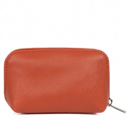 Hexagona - Porte-monnaie en cuir grainé