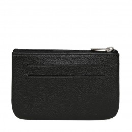 Hexagona - Porte-monnaie avec porte-clés en cuir grainé