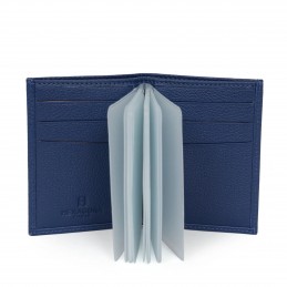 Hexagona - Porte-cartes en cuir grainé