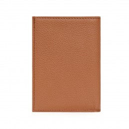 Hexagona - Porte-cartes en cuir grainé