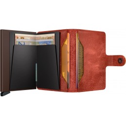 SECRID Miniwallet - Porte-cartes Cuir Vintage compact et sécurisé