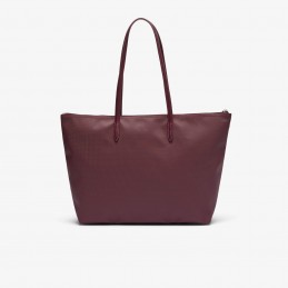 Lacoste - Sac cabas zippé L.12.12 Concept uni NF1888PO