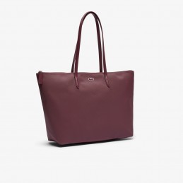 Lacoste - Sac cabas zippé L.12.12 Concept uni NF1888PO