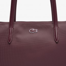 Lacoste - Sac cabas zippé L.12.12 Concept uni NF1888PO