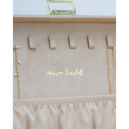 MAISON SCARLETT - Boite à bijoux Louise - Velours